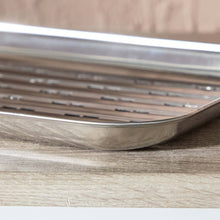 HOMEBOX | BarbeQ Grill Steel Topper Tray - 34.6x24.3 cm | 165932669