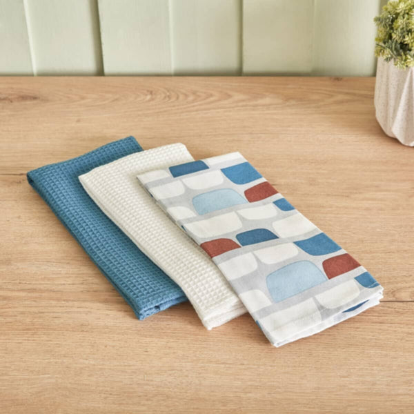 HOMEBOX | Flora Dian 3-Piece Kitchen Towel Set - 40x60 cm | 165939599