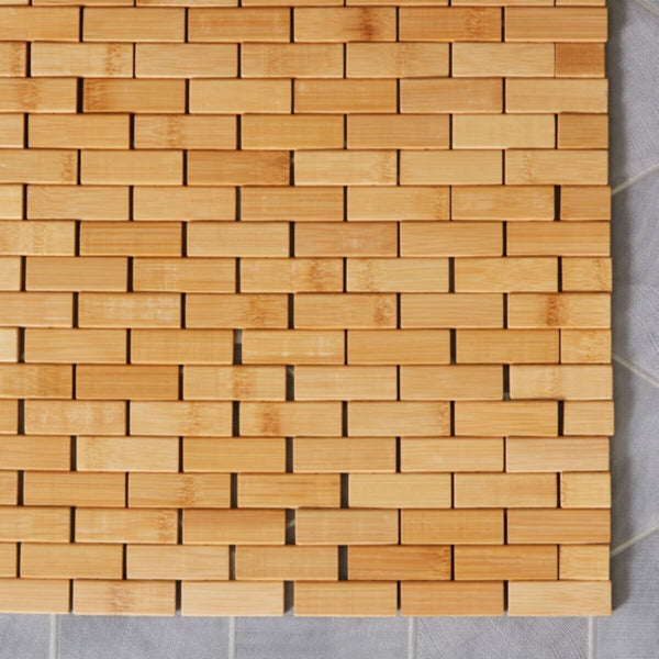 HOMEBOX | Woody Bath Mat - 40x60 cm | 165953755