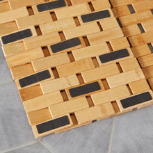 HOMEBOX | Woody Bath Mat - 40x60 cm | 165953755