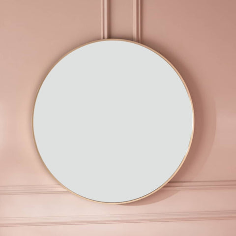 HOMEBOX | Bruce Aluminium Round Wall Mirror - 80 cm | 165957739