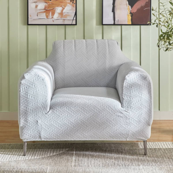 HOMEBOX | Comfino 1-Seater Knitted Jacquard Sofa Cover - 75-115 cm | 165982850