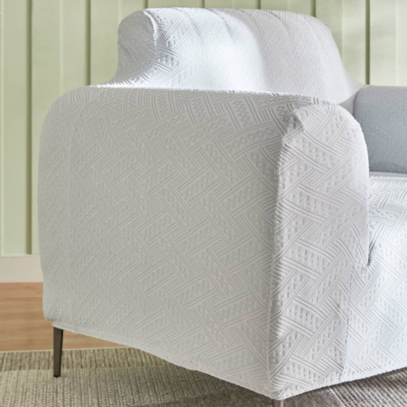 HOMEBOX | Comfino 1-Seater Knitted Jacquard Sofa Cover - 75-115 cm | 165982850