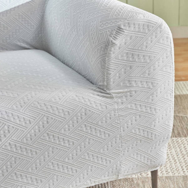 HOMEBOX | Comfino 1-Seater Knitted Jacquard Sofa Cover - 75-115 cm | 165982850