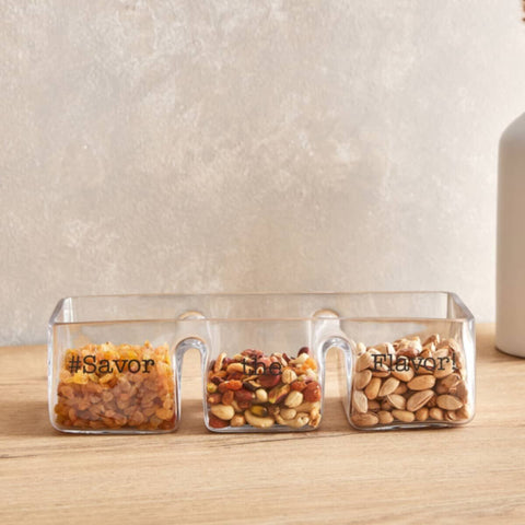 HOMEBOX | Urban 3-Part Appetizer Set - 30 cm | 165988817