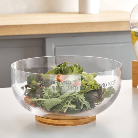 HOMEBOX | Urban Bowl with Bamboo Stand - 30 cm | 165988818