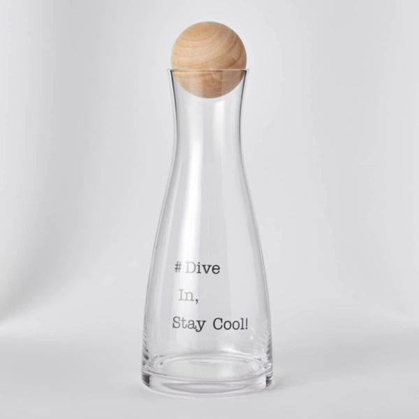 HOMEBOX | Urban Carafe with Wooden Ball Lid - 1 L | 165988824