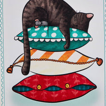 HOMEBOX | Hermione Artistry Life Is Better with Cat Canvas Wall Art - 30x60x1.8 cm | 165991549