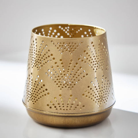 HOMEBOX | Splendid Metal Votive Holder - 10x10x9 cm | 166009108