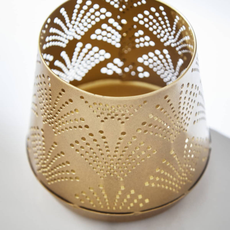 HOMEBOX | Splendid Metal Votive Holder - 10x10x9 cm | 166009108