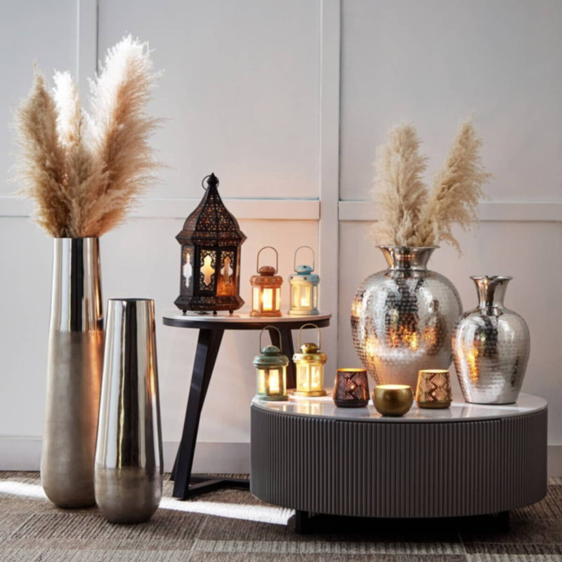 HOMEBOX | Splendid Metal Votive Holder - 10x10x9 cm | 166009108