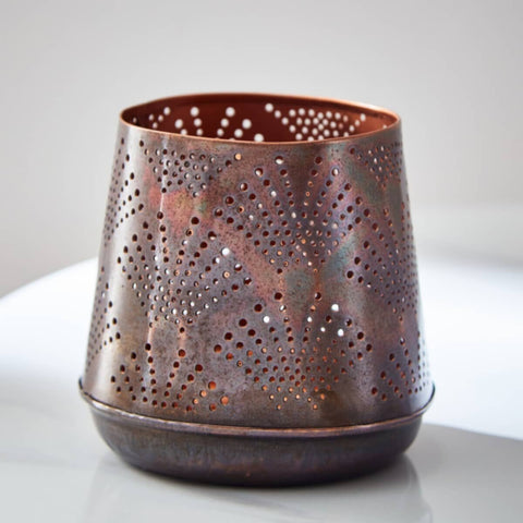 HOMEBOX | Splendid Metal Votive - 10x10x9 cm | 166009109