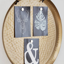 HOMEBOX | Splendid Metal Decorative Plate - 38x38x3.5 cm | 166009113