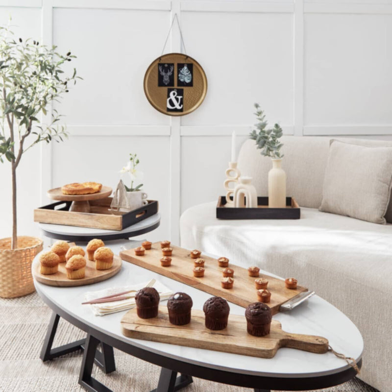 HOMEBOX | Splendid Metal Decorative Plate - 38x38x3.5 cm | 166009113