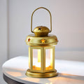 HOMEBOX | Splendid Metal Decorative Lantern - 10x10x14 cm | 166009115