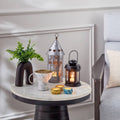 HOMEBOX | Splendid Metal Decorative Lantern - 10x10x14 cm | 166009116