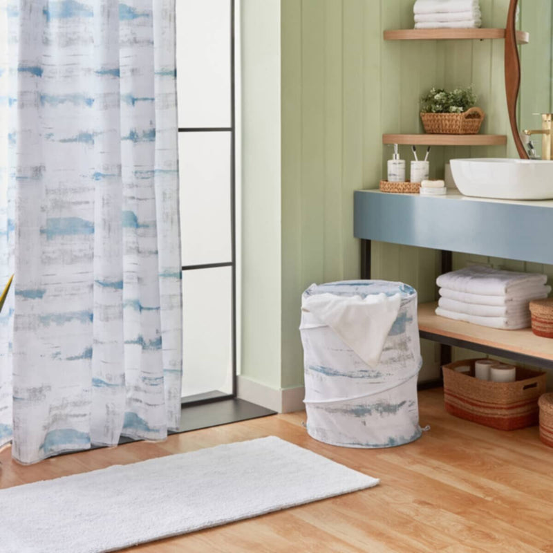 HOMEBOX | Frida Polyester Shower Curtain With 12 Hooks 180 x 180 cm | 166010655