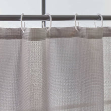 HOMEBOX | Diamond Solid Jacquard Shower Curtain with Hooks - 180x200 cm | 166010661
