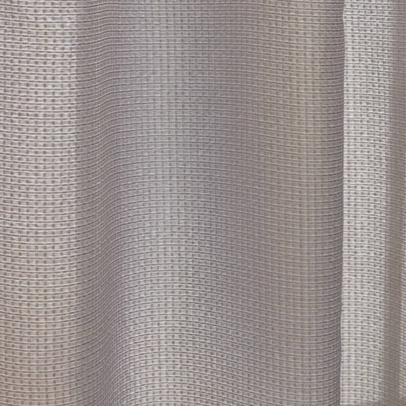 HOMEBOX | Diamond Solid Jacquard Shower Curtain with Hooks - 180x200 cm | 166010661