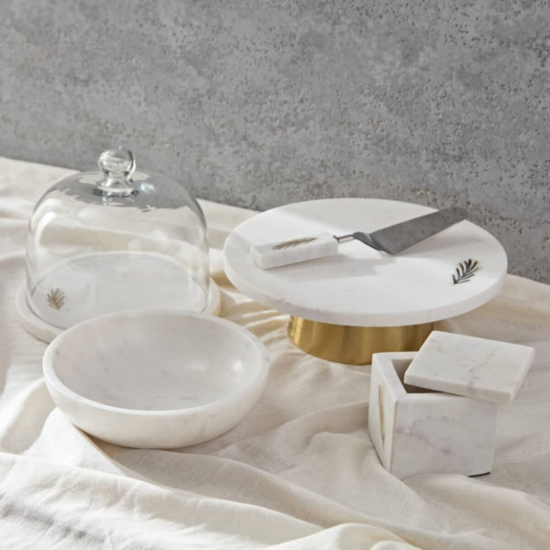 HOMEBOX | Bianca Marble Tissue Box - 10 cm | 166010739