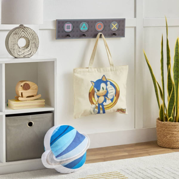 HOMEBOX | Sonic the Hedgehog Cotton Canvas Shopping Bag - 34x39 cm | 166019949