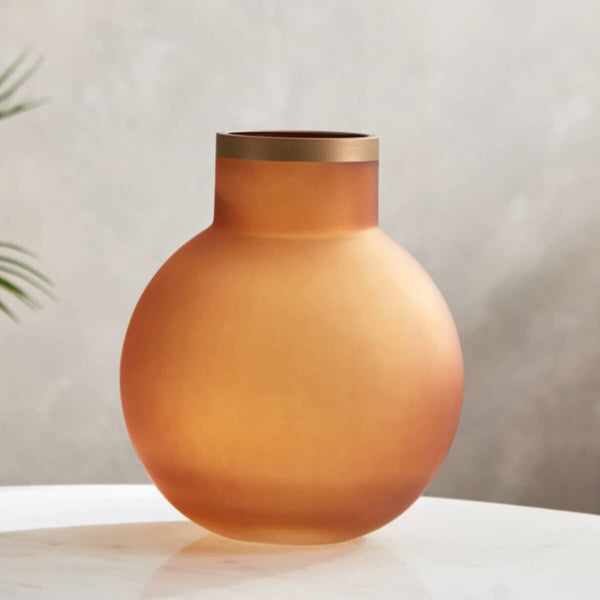 HOMEBOX | Blenko Frosted Glass Vase - 18.5x22 cm | 166029490