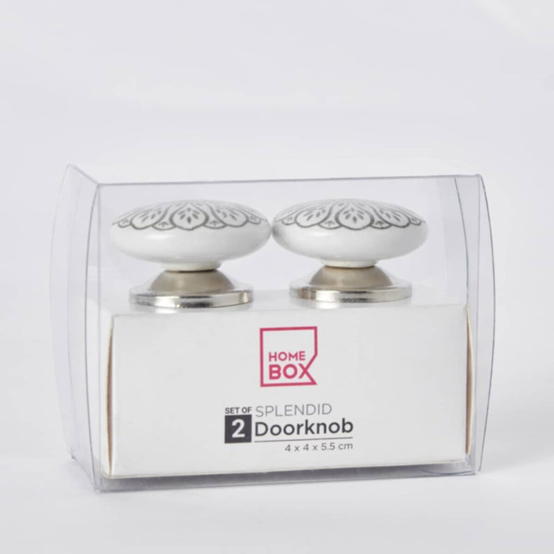 HOMEBOX | Splendid 2-Piece Doorknob Set - 4x5.5 cm | 166030995