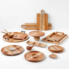 HOMEBOX | Albero Round Platter with Ceramic Bowl - 30x5.5 cm | 166040021