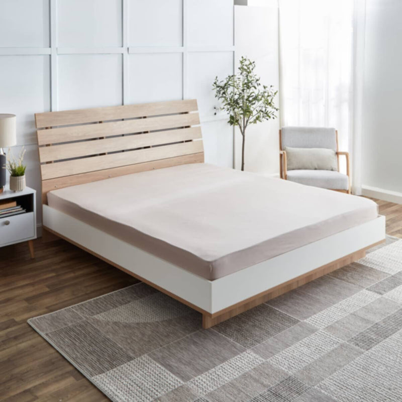 HOMEBOX | Bristol Polycotton King Fitted Sheet - 180x200+25 cm | 166045987