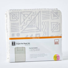 HOMEBOX | Matrix Raine Single Flat Sheet Set - 140x240 cm | 166053241