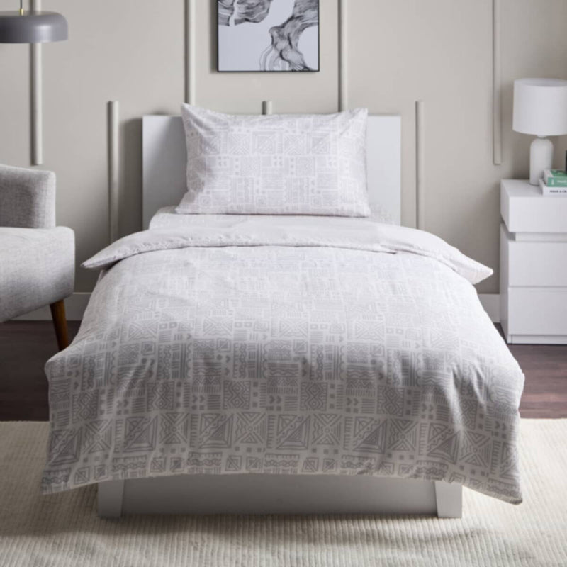 HOMEBOX | Matrix Raine 2-Piece Single Printed Microfibre Duvet Cover Set - 135x200 cm | 166053248