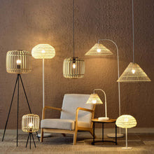 HOMEBOX | Stark Metal Table Lamp with Paper Rope Shade - 30x48 cm | 166057360