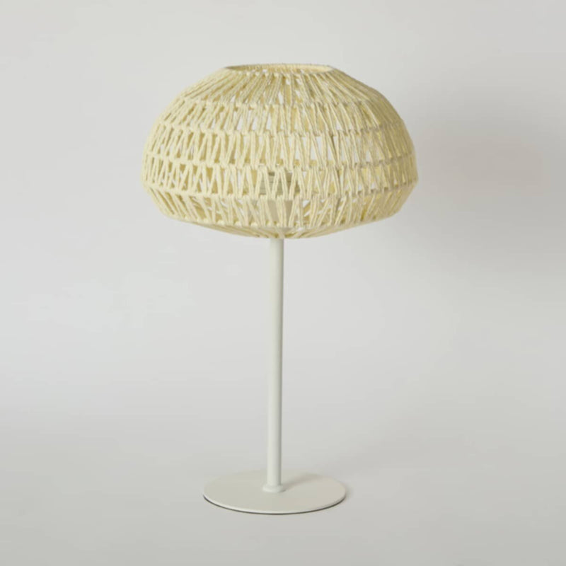 HOMEBOX | Stark Metal Table Lamp with Paper Rope Shade - 30x48 cm | 166057360