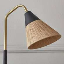 HOMEBOX | Stark Metal Table Lamp with Paper Rope Shade - 28x15x48 cm | 166057392