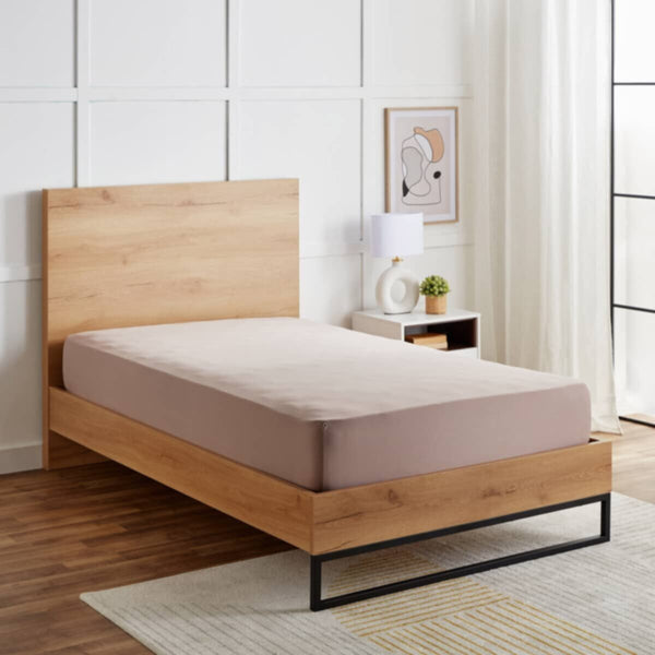 HOMEBOX | Ferum Micro Jersey Queen Fitted Sheet - 150x200+30 cm | 166067102