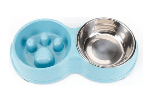 Pet Slow Food Double Bowl 31.5X17.5X6 | 16607U1