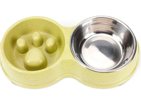 Pet Slow Food Double Bowl 31.5X17.5X6 | 16607U2