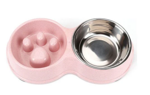 Pet Slow Food Double Bowl 31.5X17.5X6 | 16607U3