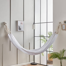HOMEBOX | Bliss Cotton Hammock with Cotton Rope and Metal Loop - 110x220 cm | 166085895