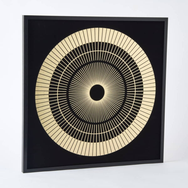 HOMEBOX | Sonet Framed Canvas with Foil - 60x60x2.5 cm | 166086042