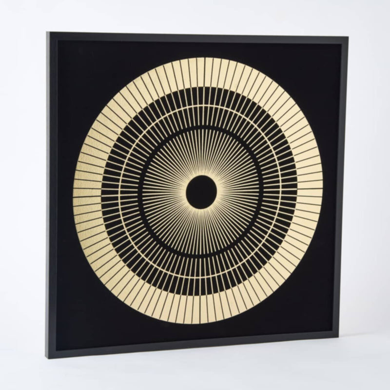 HOMEBOX | Sonet Framed Canvas with Foil - 60x60x2.5 cm | 166086042