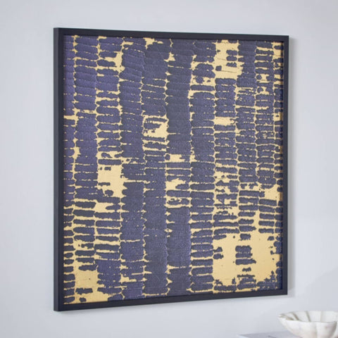 HOMEBOX | Sonet Framed Canvas with Foil - 50x50x1.8 cm | 166086055