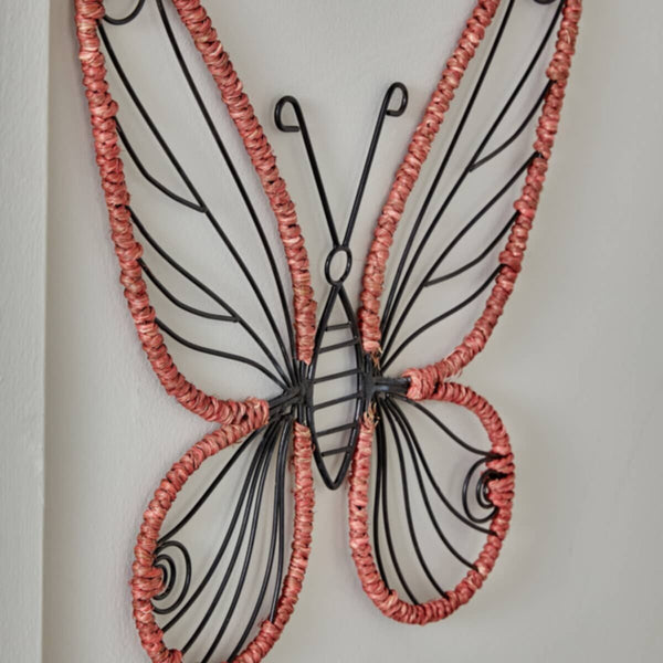 HOMEBOX | Splendid Metal Butterfly Hanging Decor - 43x38x0.5 cm | 166090018