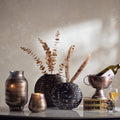 HOMEBOX | Splendid Metal Table Vase - 22x7x19 cm | 166090039