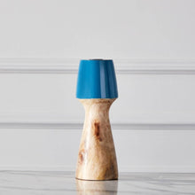HOMEBOX | Splendid Wooden Painted Candleholder - 9.5x9.5x25.5 cm | 166090054