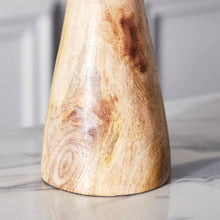 HOMEBOX | Splendid Wooden Painted Candleholder - 9.5x9.5x25.5 cm | 166090054