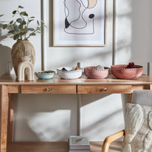 HOMEBOX | Splendid Metal Decorative Bowl with Cane - 16x16x5.5 cm | 166090107