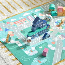 HOMEBOX | Playland 100-Piece Cityscape Kids Blocks Set - 22.5x22.5 cm | 166126675