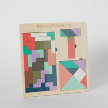 HOMEBOX | Playland 43-Piece Tangram Educational Toy Block Set - 25x25x1 cm | 166126678