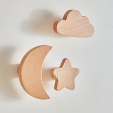 HOMEBOX | Natura 3-Piece Wooden Constellation Wall Hook Set | 166129742